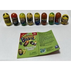 2010 Mighty Beanz LOT Series 2 W/Booklet 153 182 173 151 175 194 213 135 123
